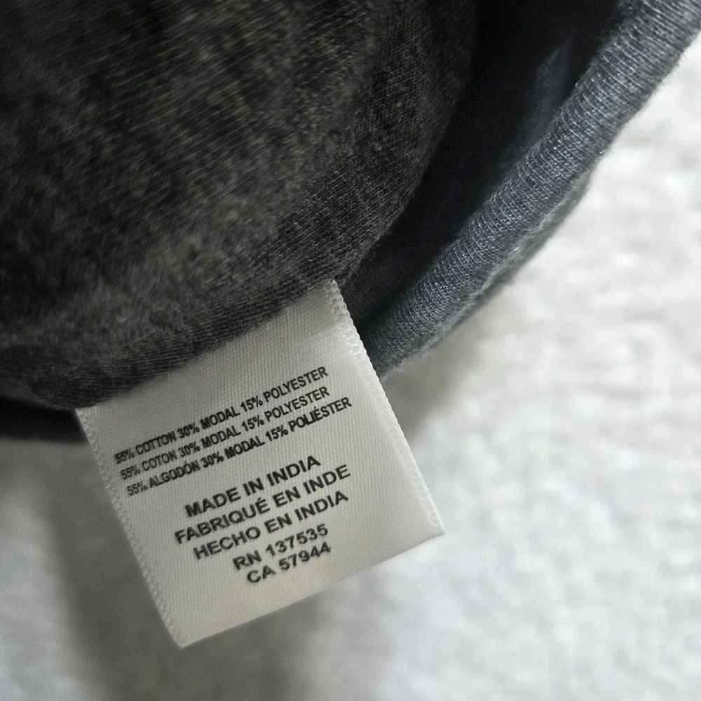 Mizzen Main Vest Mens Size XL Full Zip Belson Quilted Jacket Gray Golf